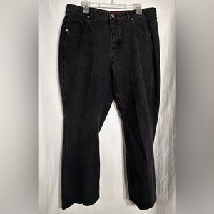 WOMENS LEE 18WM WAIST 36 RIVETED ULTIMATE 5 BLACK DENIM JEANS